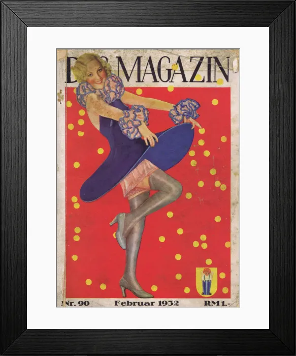Framed Print : Cover of Das Magazin, February 1932 Framed Print : Cover of Das Magazin, February 1932