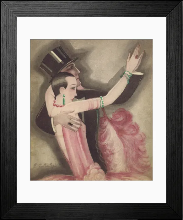Framed Print : Sheet music for Zu Tee und Tanz (To Tea and Dance), 1927