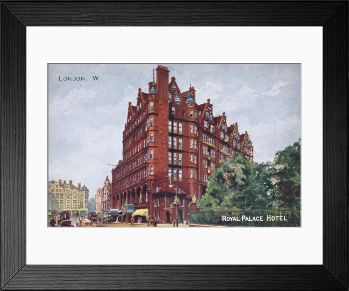 Framed Print : The exterior of the Royal Palace Hotel, Kensington, London Framed Print : The exterior of the Royal Palace Hotel, Kensington, London