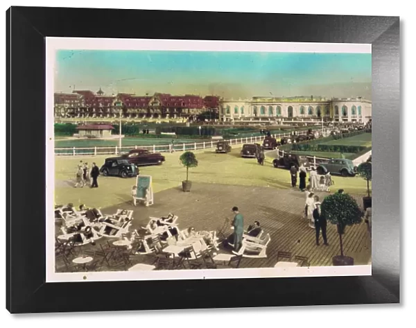 Casino at Deauville from the gardens