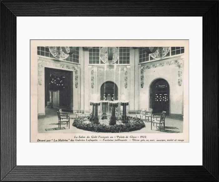 Framed Print : Le Salon du Gout Francais at the Palais de Glace, Paris Framed Print : Le Salon du Gout Francais at the Palais de Glace, Paris