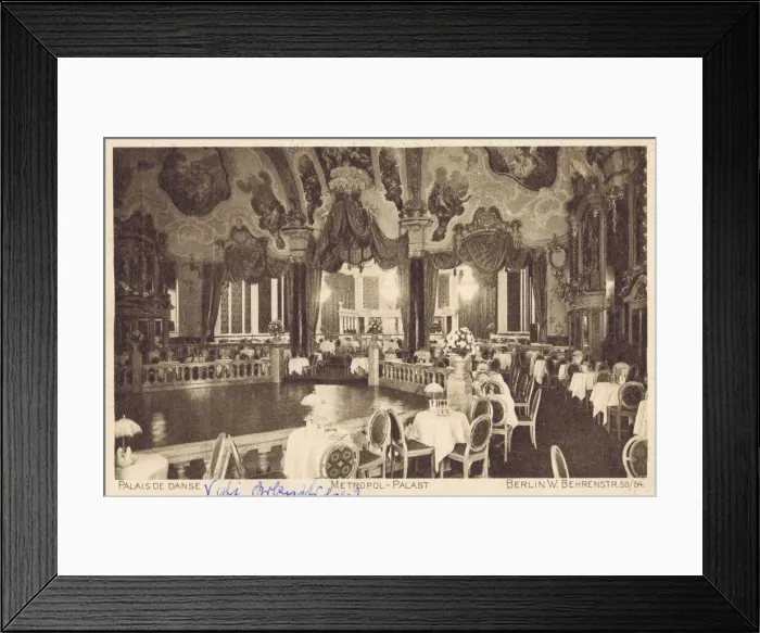 Framed Print : The interior of the Metropol-Palast, or ballroom (Palais Framed Print : The interior of the Metropol-Palast, or ballroom (Palais