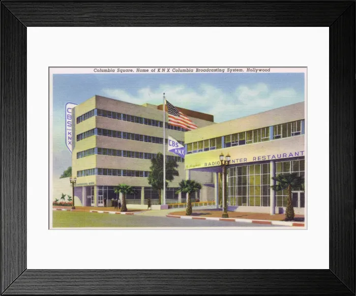 Framed Print : Columbia Square, home of KNX Columbia Broadcasting System Framed Print : Columbia Square, home of KNX Columbia Broadcasting System
