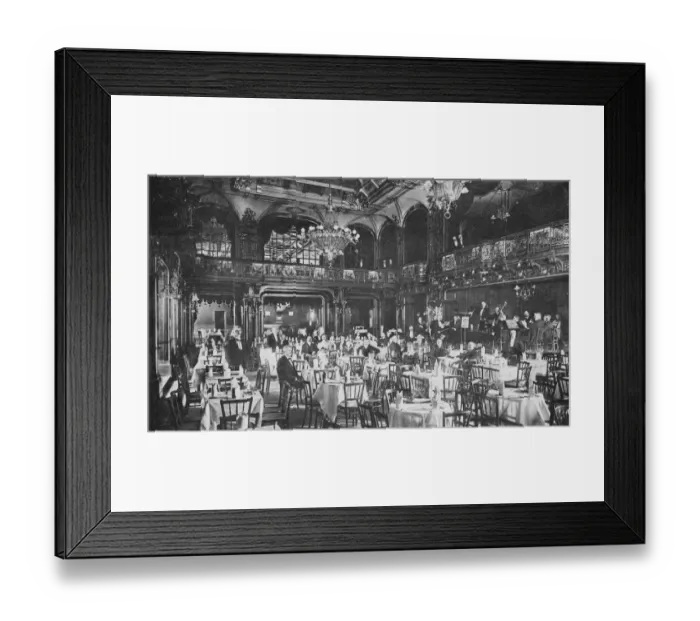 Framed Print : The Concert Hall in the Restaurant St Annahof, Vienna, 1920s Framed Print : The Concert Hall in the Restaurant St Annahof, Vienna, 1920s
