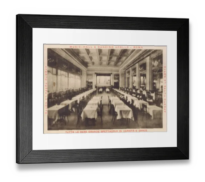 Framed Print : The ballroom of the music hall and cabaret venue - Apollo Framed Print : The ballroom of the music hall and cabaret venue - Apollo