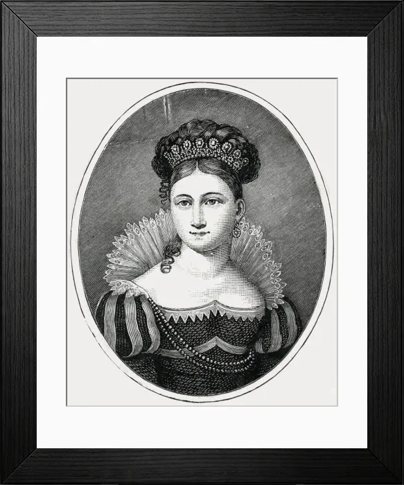 Framed Print : Louisa, Duchess of Saxe-Coburg-Aaltenburg Framed Print : Louisa, Duchess of Saxe-Coburg-Aaltenburg