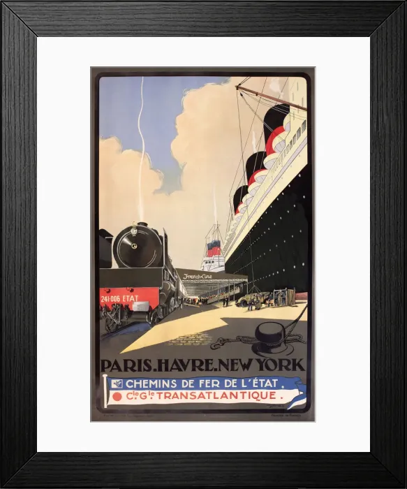 Framed Print : Poster, Chemins de Fer de l Etat and CGT Framed Print : Poster, Chemins de Fer de l Etat and CGT