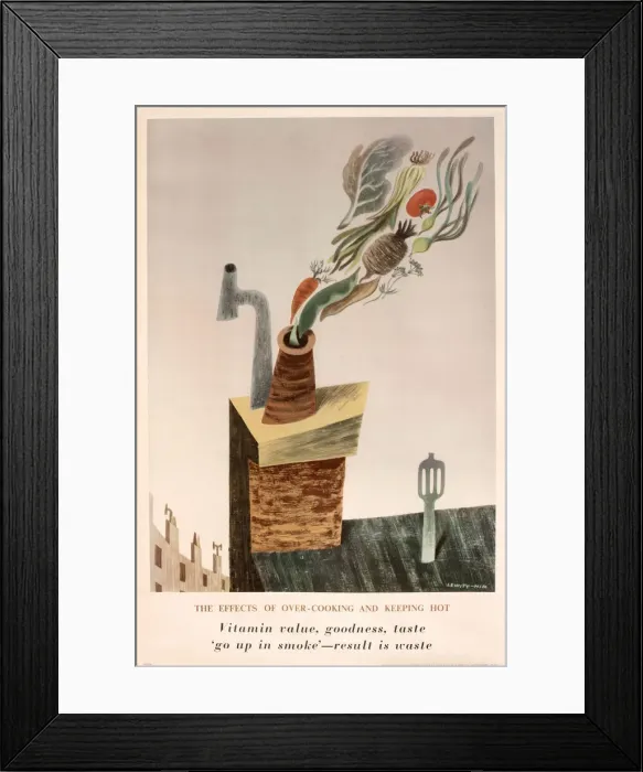 Framed Print : Poster, The effects of over-cooking and keeping hot Framed Print : Poster, The effects of over-cooking and keeping hot