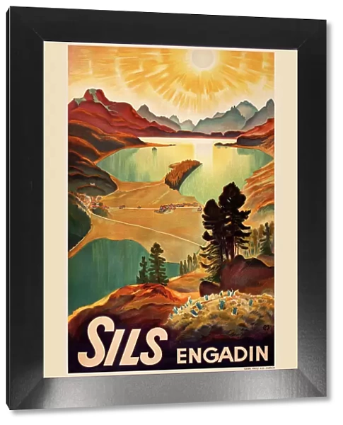 Poster, Sils, Engadin, Switzerland