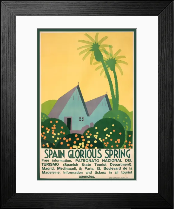 Framed Print : Poster, Spain Glorious Spring
