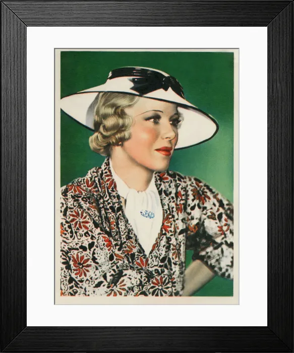 Framed Print : Glenda Farrell - American Movie Actress Framed Print : Glenda Farrell - American Movie Actress