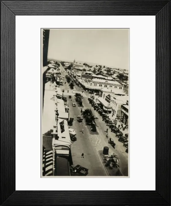 Framed Print : Warwick, Southeast Queensland, Australia view from Town Hall Framed Print : Warwick, Southeast Queensland, Australia view from Town Hall