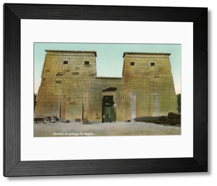 Framed Print : Entrance to the Temple Complex of Karnak, Luxor, Egypt Framed Print : Entrance to the Temple Complex of Karnak, Luxor, Egypt