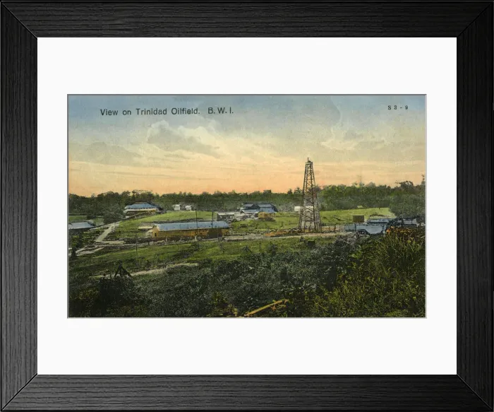 Framed Print : Trinidad Oilfield, West Indies Framed Print : Trinidad Oilfield, West Indies