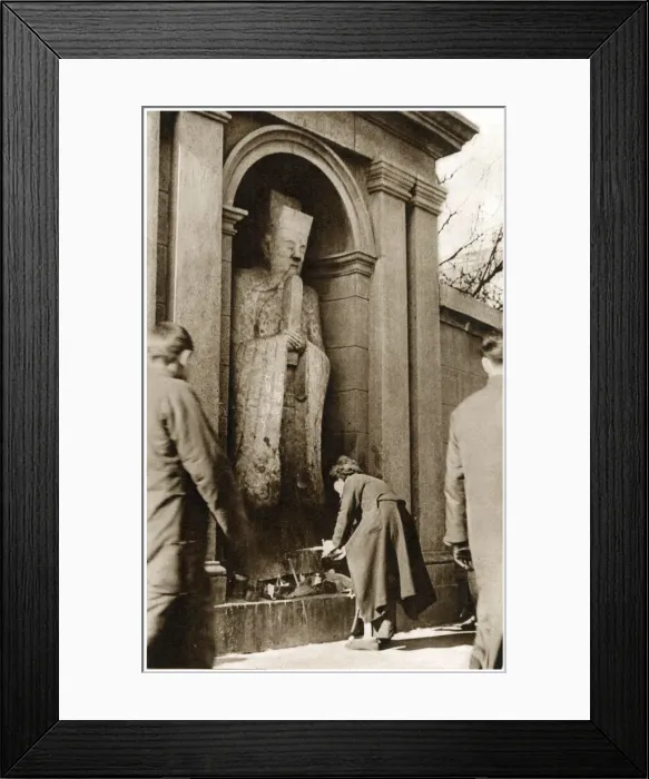 Framed Print : Shanghai Races - statues outside the race club Framed Print : Shanghai Races - statues outside the race club