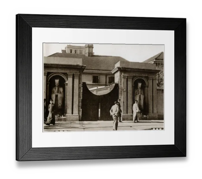 Framed Print : Shanghai Races - statues outside the race club Framed Print : Shanghai Races - statues outside the race club