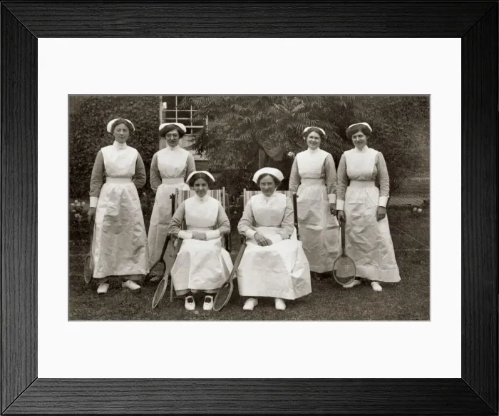 Framed Print : Smallburgh Workhouse Nurses Framed Print : Smallburgh Workhouse Nurses