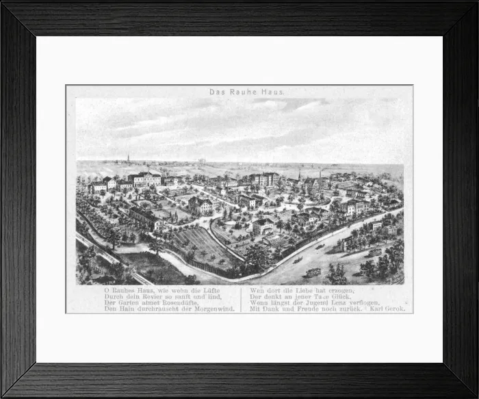Framed Print : The Rauhes Haus, Hamburg Framed Print : The Rauhes Haus, Hamburg