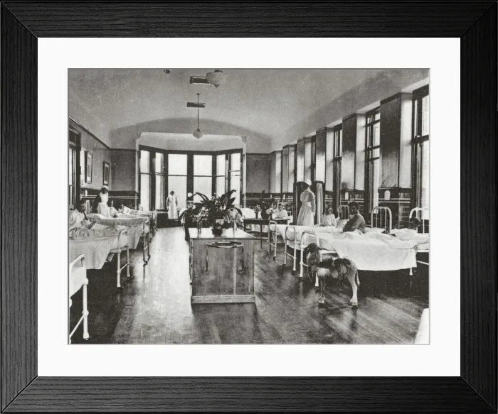 Framed Print : Quarriers Homes - Elise Hospital Ward Framed Print : Quarriers Homes - Elise Hospital Ward