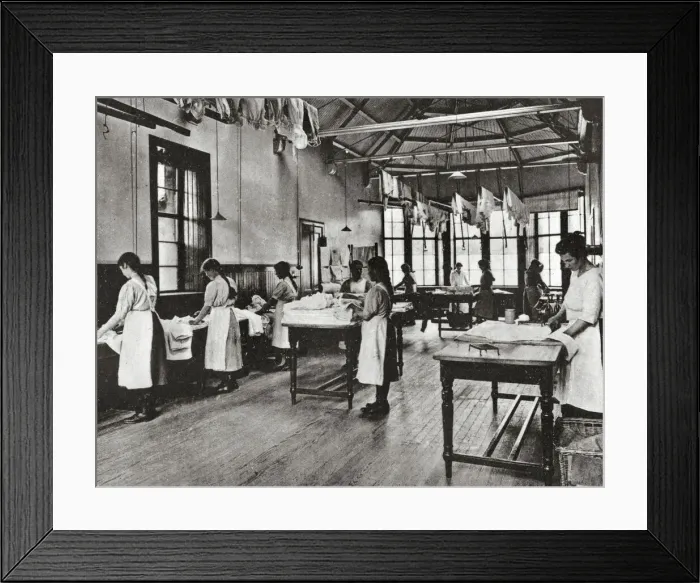 Framed Print : Quarriers Homes - Laundry Framed Print : Quarriers Homes - Laundry