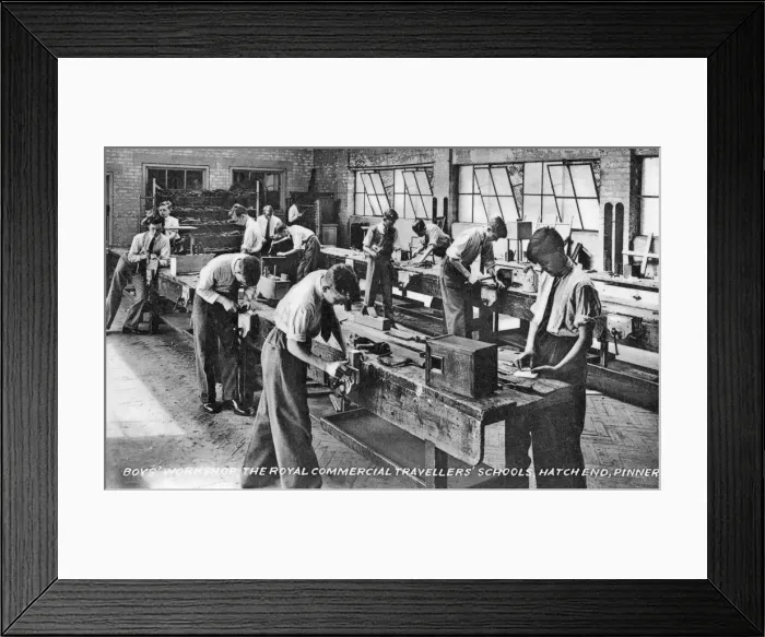Framed Print : Royal Commercial Travellers Schools, Pinner - Workshop Framed Print : Royal Commercial Travellers Schools, Pinner - Workshop