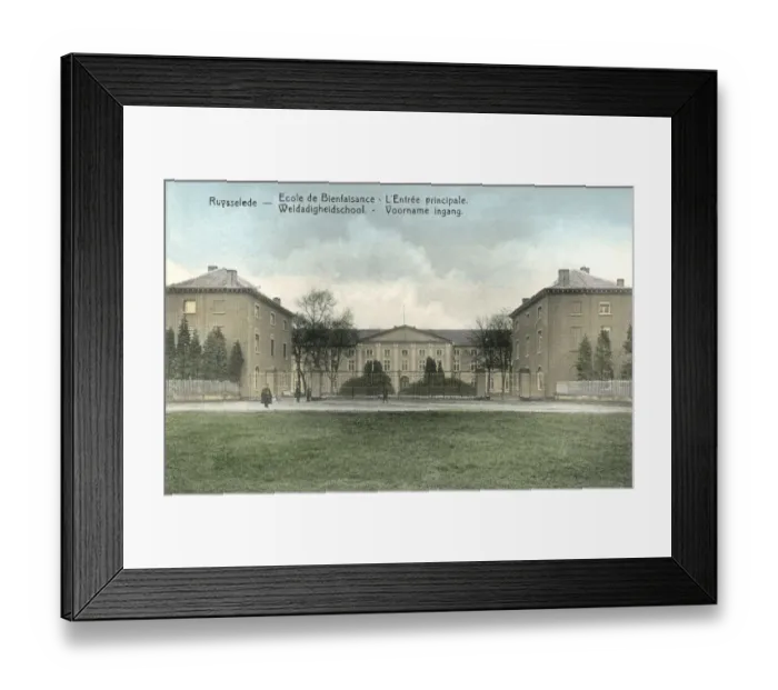 Framed Print : Ruysselede Reformatory, Belgium - Main entrance Framed Print : Ruysselede Reformatory, Belgium - Main entrance