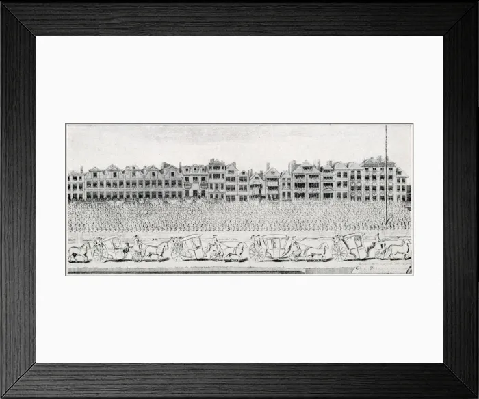 Framed Print : Peace of Utrecht, celebrations in London Framed Print : Peace of Utrecht, celebrations in London