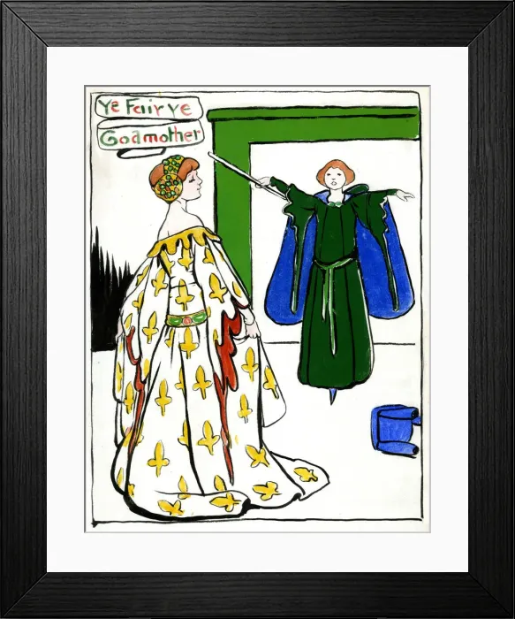 Framed Print : Cinderella, by Minnie Asprey Framed Print : Cinderella, by Minnie Asprey