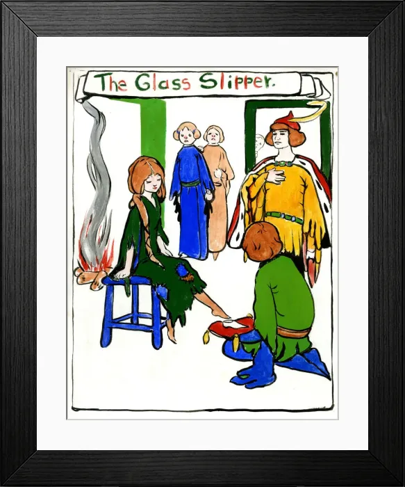 Framed Print : Cinderella, by Minnie Asprey Framed Print : Cinderella, by Minnie Asprey