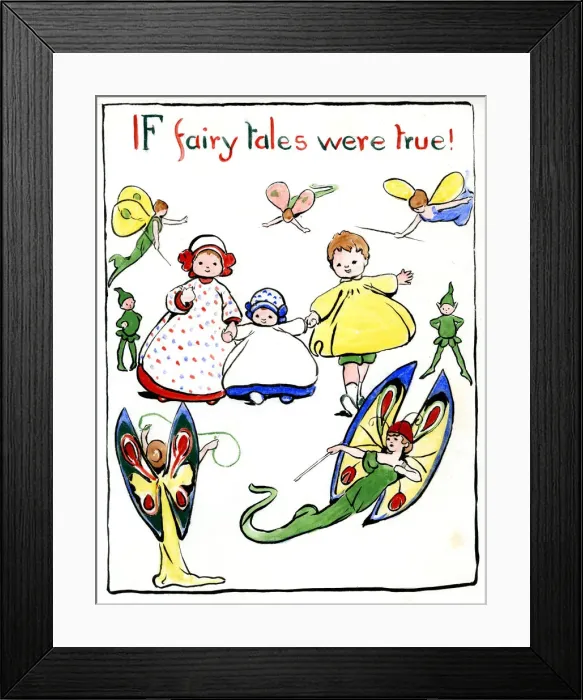 Framed Print : If fairy tales were true! by Minnie Asprey Framed Print : If fairy tales were true! by Minnie Asprey