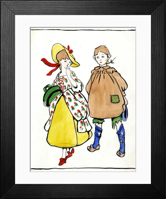 Framed Print : The House That Jack Built, by Minnie Asprey Framed Print : The House That Jack Built, by Minnie Asprey