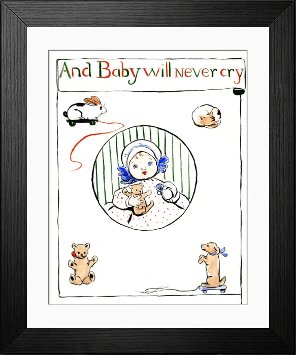 Framed Print : The Land of By and By, by Minnie Asprey Framed Print : The Land of By and By, by Minnie Asprey