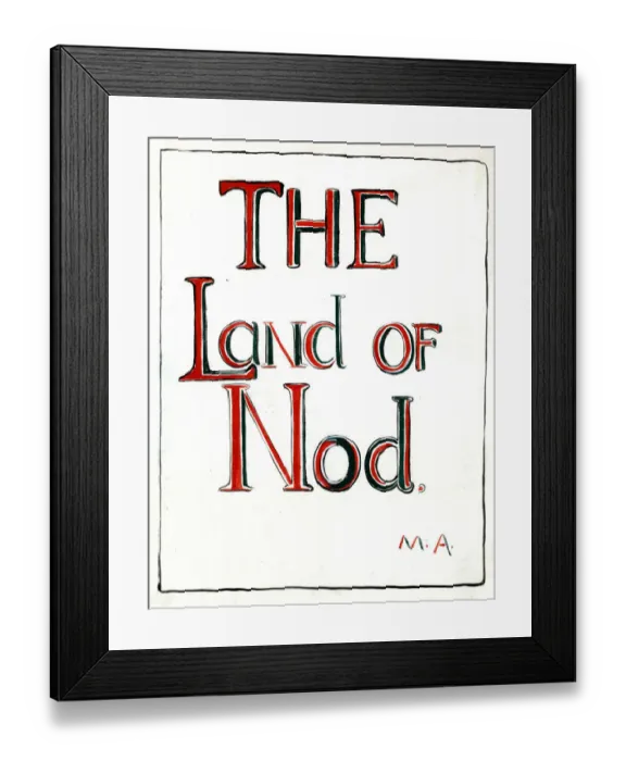 Framed Print : The Land of Nod, by Minnie Asprey Framed Print : The Land of Nod, by Minnie Asprey