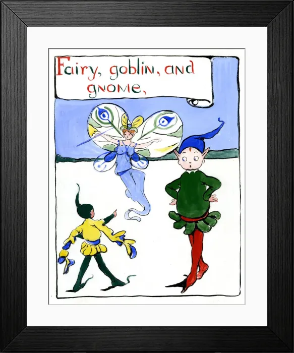 Framed Print : The Land of Nod, by Minnie Asprey