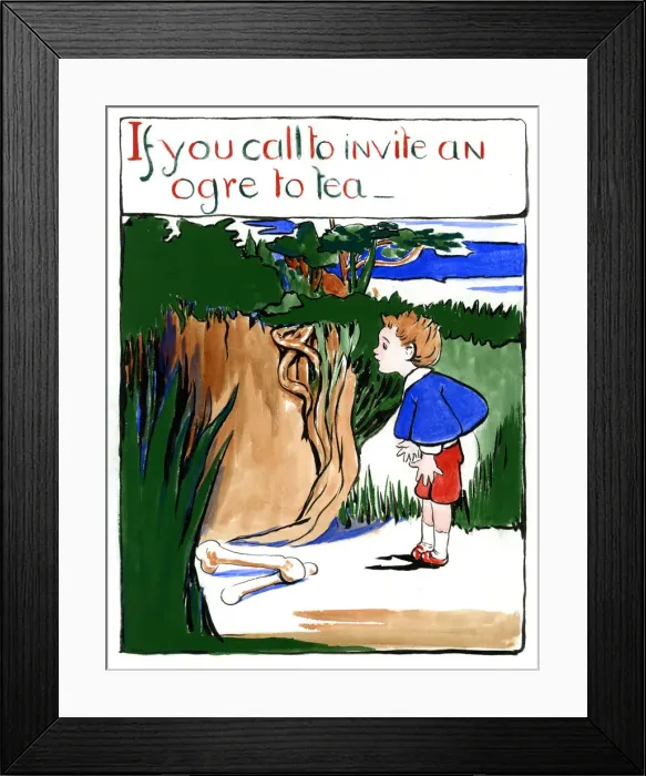 Framed Print : The Land of Nod, by Minnie Asprey Framed Print : The Land of Nod, by Minnie Asprey