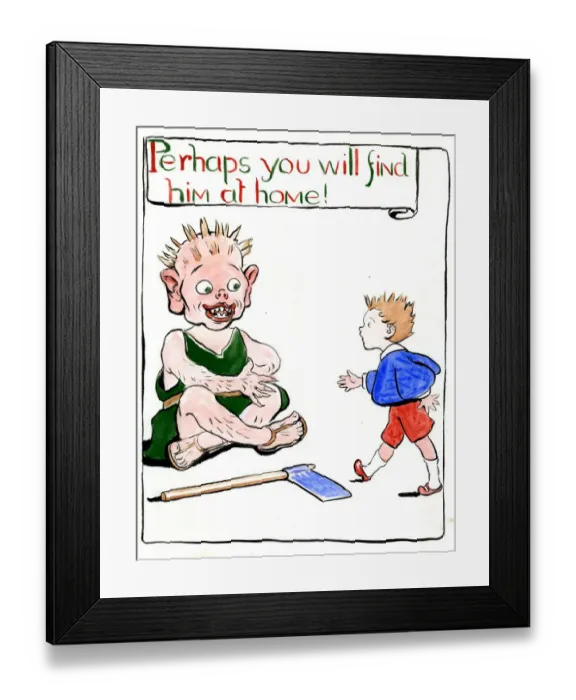 Framed Print : The Land of Nod, by Minnie Asprey Framed Print : The Land of Nod, by Minnie Asprey