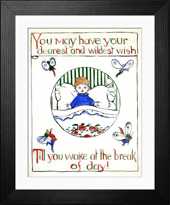 Framed Print : The Land of Nod, by Minnie Asprey Framed Print : The Land of Nod, by Minnie Asprey