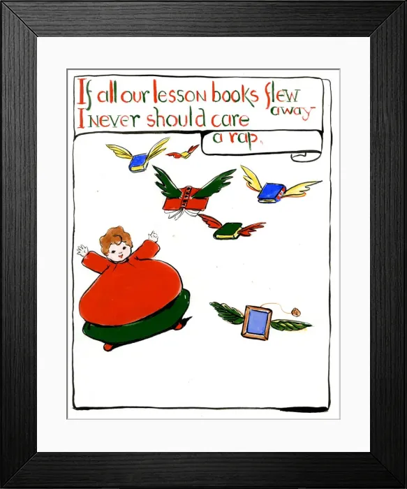 Framed Print : The Wishing Cap, by Minnie Asprey Framed Print : The Wishing Cap, by Minnie Asprey