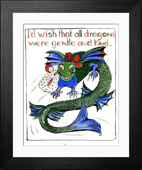 Framed Print : The Wishing Cap, by Minnie Asprey Framed Print : The Wishing Cap, by Minnie Asprey