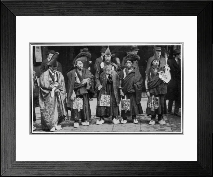 Framed Print : The First Lamas to visit Europe Framed Print : The First Lamas to visit Europe