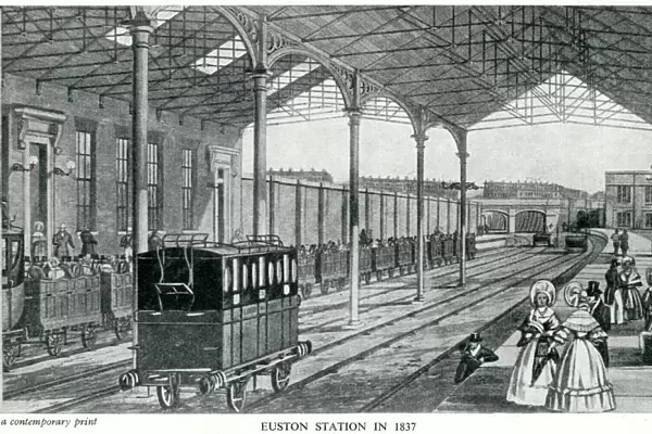 Euston Station, London 1837