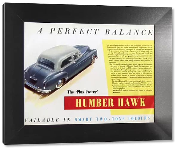 Power Plus Humber Hawk (Mk VIA) car brochure