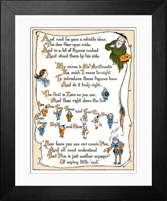 Framed Print : Marys Arithmetic Dream Framed Print : Marys Arithmetic Dream
