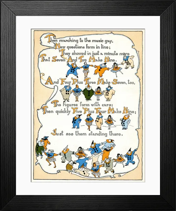 Framed Print : Marys Arithmetic Dream Framed Print : Marys Arithmetic Dream