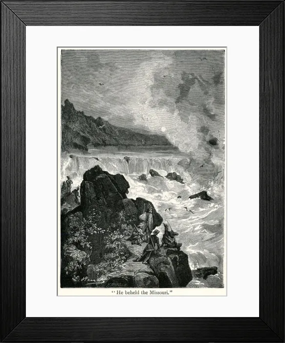 Framed Print : The Lewis and Clark Expedition - Reach the Missouri River Framed Print : The Lewis and Clark Expedition - Reach the Missouri River