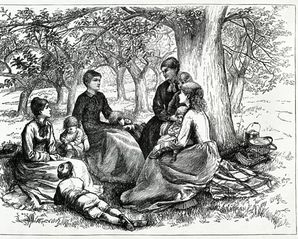 Little Women - The March family under a tree