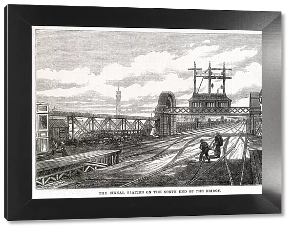 Signal Station - Hungerford Bridge - Charing Cross 1864