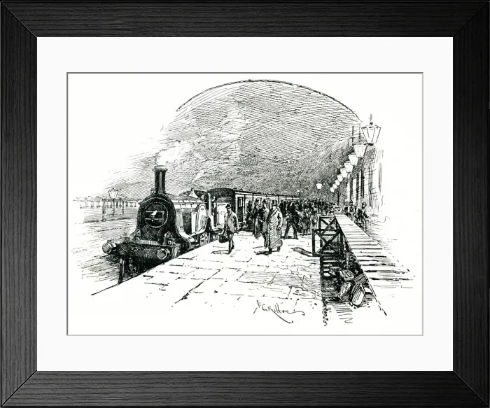 Framed Print : Kings Cross railway station, London Framed Print : Kings Cross railway station, London