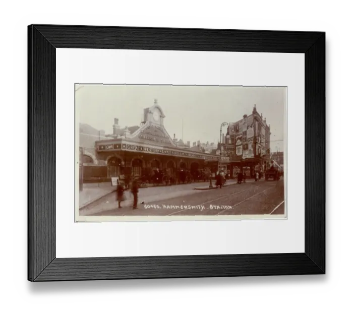 Framed Print : Hammersmith Station Framed Print : Hammersmith Station