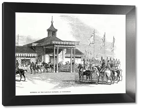 Railway pavilion at Tottenham 1847